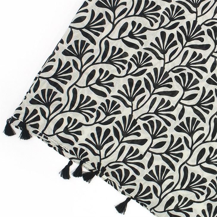 Flower Printed Scarf S061